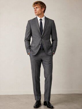 Ted Baker London Gray Plaid Endurance Jay CT 2 Piece Suit Set 42 35 8667